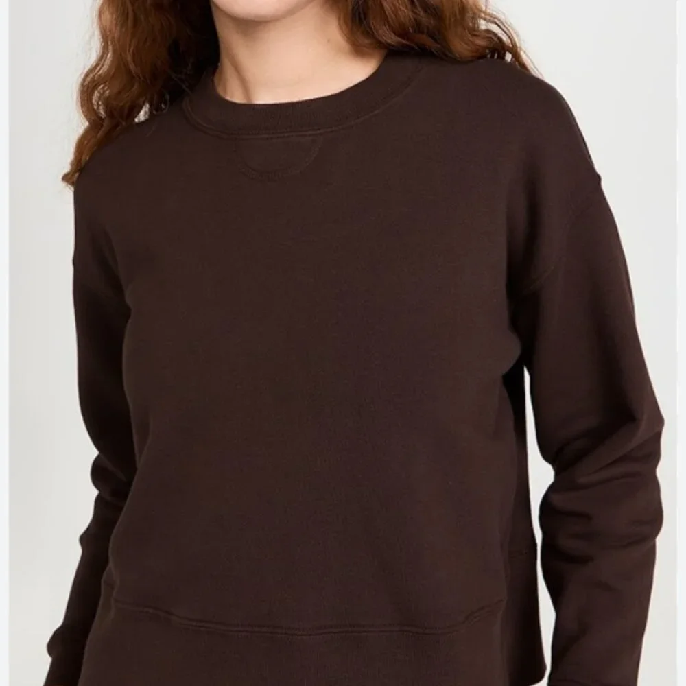 THE GREAT. The League Sweatshirt, Brown, Small - Picture 2 of 7